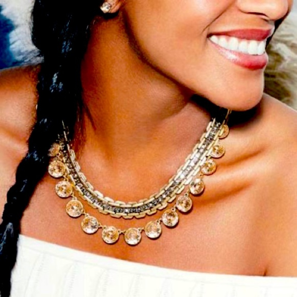 Stella and Dot Astor necklace in gold item 05-46